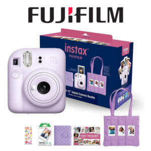 Fujifilm Instax Mini 12 Camara Instantanea Imprime Fotos Holiday Bundle Lila - Imagen 1