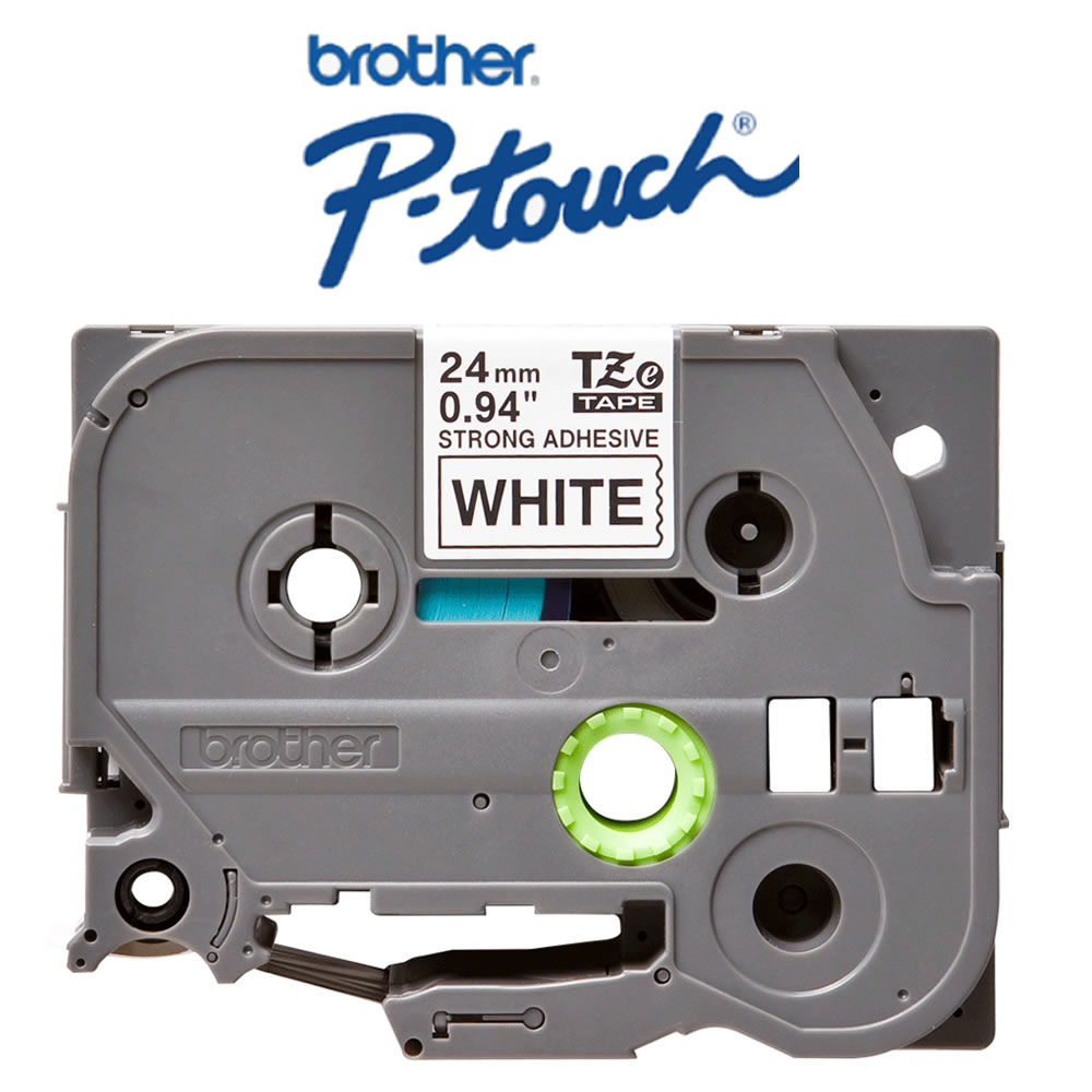 Cinta Laminada Adhesiva TZe-S251/AZe-S251 24mm 8m para Brother P-Touch