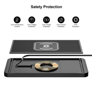 Cargador Inalámbrico Para Vehículo 15w Tipo Tapete - Imagen 2