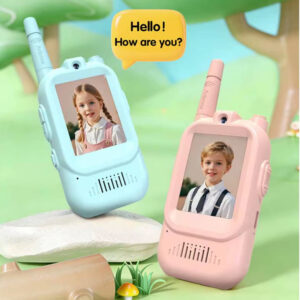 Walkie Talkie Interactivo Infantil con Video Recargable 100mt - Imagen 2