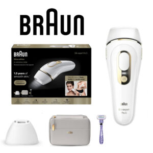 Depiladora Láser Permanente Cuerpo/Rostro Braun IPL Silk·Expert Pro 5 - Imagen 1