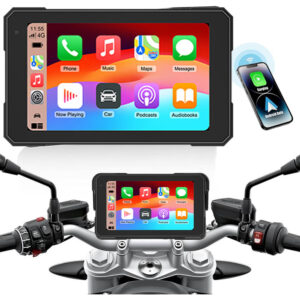 Pantalla para Moto con CarPlay y Android Auto 5” Bluetooth Q5S - Imagen 1