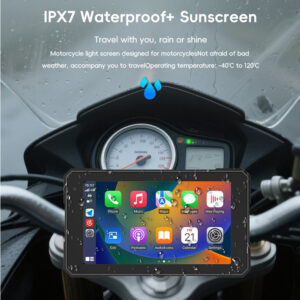 Pantalla para Moto con CarPlay y Android Auto 5” Bluetooth Q5S - Imagen 3