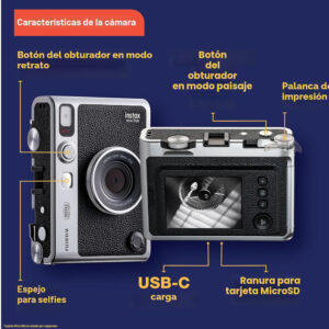 Fujifilm Instax Mini EVO Hybrid Camara Instantanea Imprime Fotos - Imagen 5