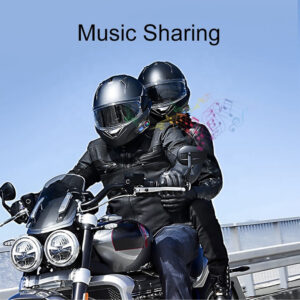 Intercomunicador Para Casco de Moto Q58 Max 500m FM Bluetooth Musica - Imagen 3
