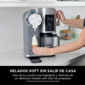 Máquina de Helado Soft Frozen Yogurt Milkshakes Ninja CREAMi Scoop Swirl 13-1 NC701 - Imagen 4