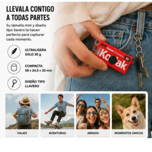 Kodak Charmera - Mini Cámara Retro tipo Llavero - Imagen 5