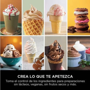 Máquina de Helado Soft Frozen Yogurt Milkshakes Ninja CREAMi Scoop Swirl 13-1 NC701 - Imagen 8