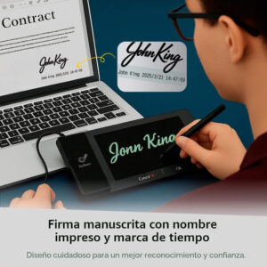Tableta de Firmas Electrónica con Pantalla PenPower ePaper SignPad - Imagen 4