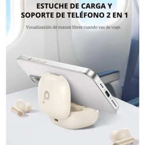 Audifonos Soundcore P40i Blanco inalámbricos con estuche de carga color crema