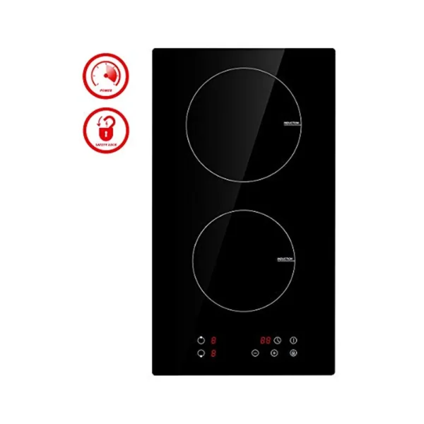 Encimera inducción RCA ID3501 5IND004 2 zonas con bloqueo de seguridad y potencia