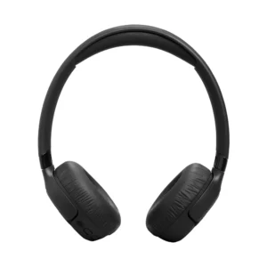 Auriculares JBL Tune 680NC negros de diadema con almohadillas acolchadas, vista frontal