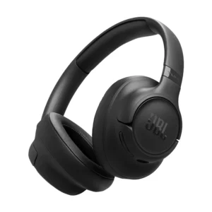 Auriculares JBL Tune 730BT negros de diadema con logo y almohadillas