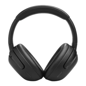 Audifonos JBL Tour One M3 TWS Negro de diadema con almohadillas acolchadas en vista frontal sobre fondo blanco