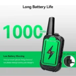 Kit De 2 Radios Intercomunicadores Con Cargador Usb Gris Rad-020gr Steren negro y gris en vista frontal