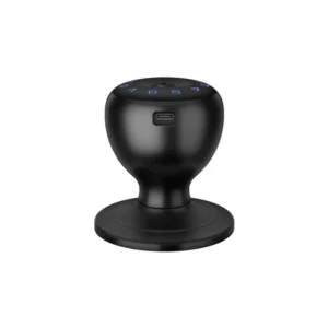 Perilla De Huella Digital Biométrica Bluetooth lock-320 Steren negra con teclado azul y lector de huella