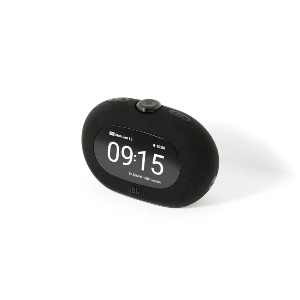 Reloj despertador JBL Horizon 3 negro con pantalla digital y altavoz Bluetooth