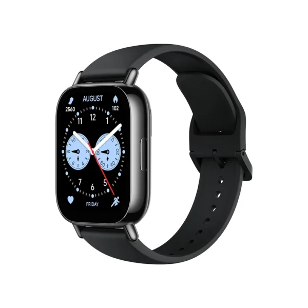 Reloj Redmi Watch 5 Lite — vista principal del producto Redmi Watch 5 Lite negro con pantalla rectangular y correa de silicona