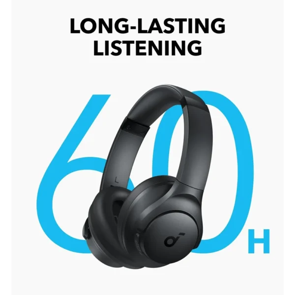 Audífonos Soundcore Q11i Negro con autonomía de batería de 60 horas de reproducción continua