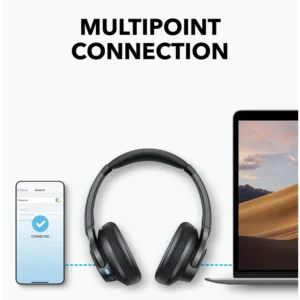 Audífonos Soundcore Q11i Negro con conexión multipunto simultánea a móvil y laptop