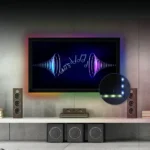 Tira Led Neon Wifi Digital Rgb 5m Ext Shome-1290d Steren con controlador y adaptador sobre fondo blanco