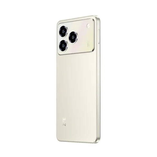Celular ZTE Blade A56 Pro dorado 4GB+128GB con pantalla 6.75" y triple cámara