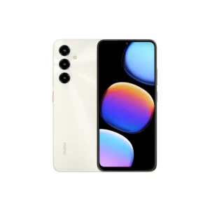 Celular ZTE Nubia V80 MAX dorado con triple cámara y pantalla full display