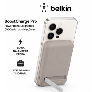 Power Bank MagSafe Magnético Belkin BoostCharge Pro 5000mAh iPhone - Imagen 1