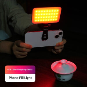 Luz LED RGB Recargable para Celular – Streaming Videollamadas Selfies GZ-666RGB - Imagen 3