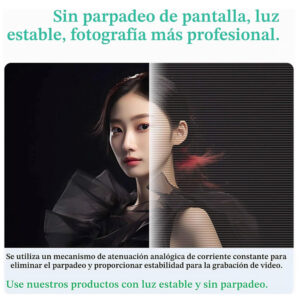 Aro de Luz LED RGB Recargable con Soporte para Celular YM200-RGB - Imagen 4