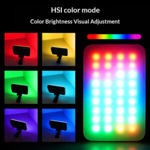Luz LED RGB Recargable para Celular – Streaming Videollamadas Selfies GZ-666RGB - Imagen 5